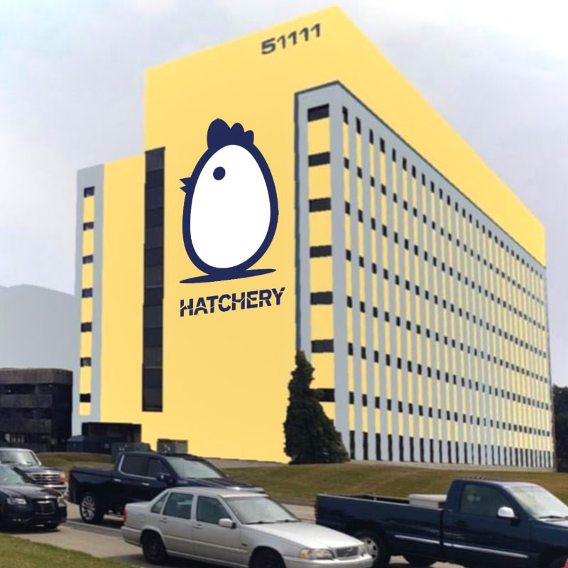 Illustration showing new hatchery office